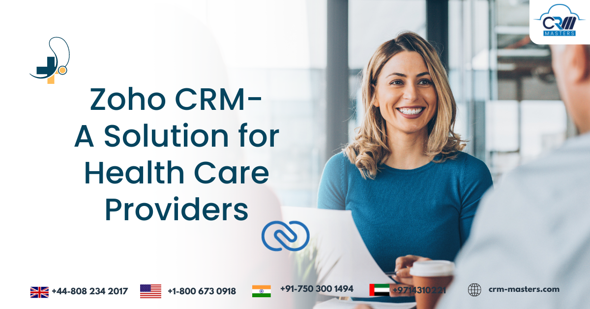 Zoho CRM for HealthCare Providers
